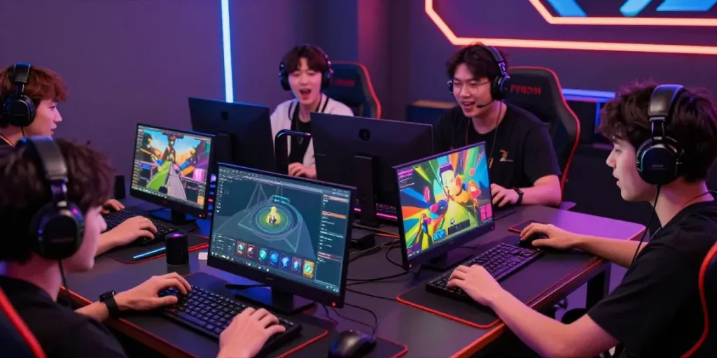 Exciting online gaming experience at http://gem88-mobile.com, showing players engaged in vibrant games.