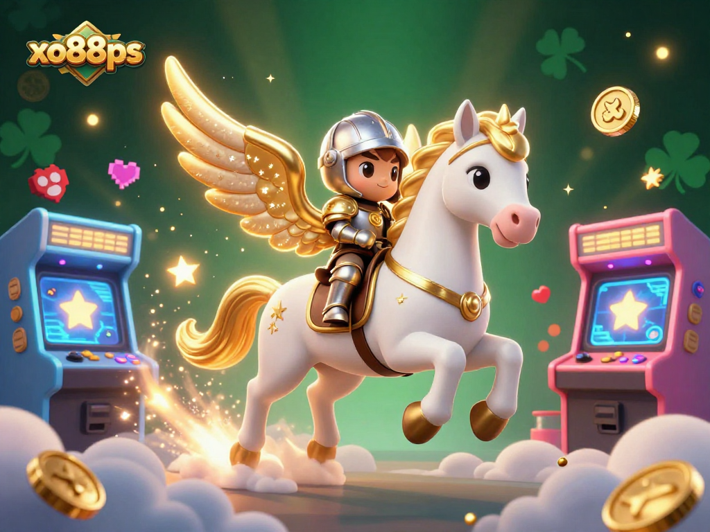 Experience the excitement of winning at xo88ps with captivating 3D visuals of games and fantasy elements.