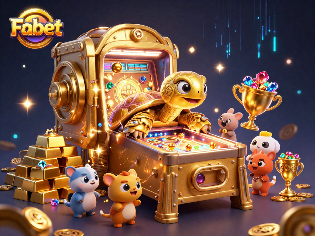 Experience Fabet's exciting features in an energetic casino environment with vibrant visuals and captivating gameplay.