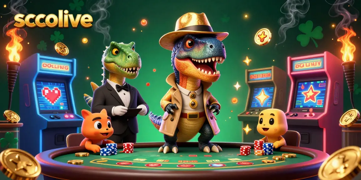 Socolive captures the excitement of a vibrant casino scene with animated characters engaging in gameplay.