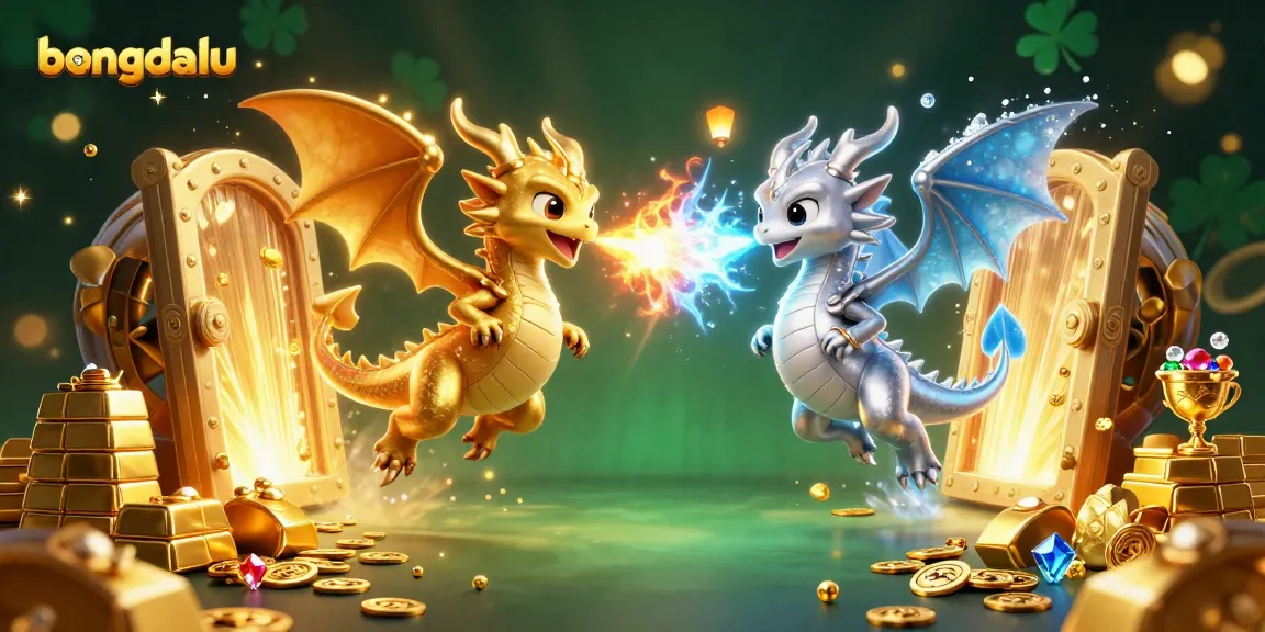 Bongdalu delivers thrilling casino excitement with golden dragons and a treasure-filled scene.