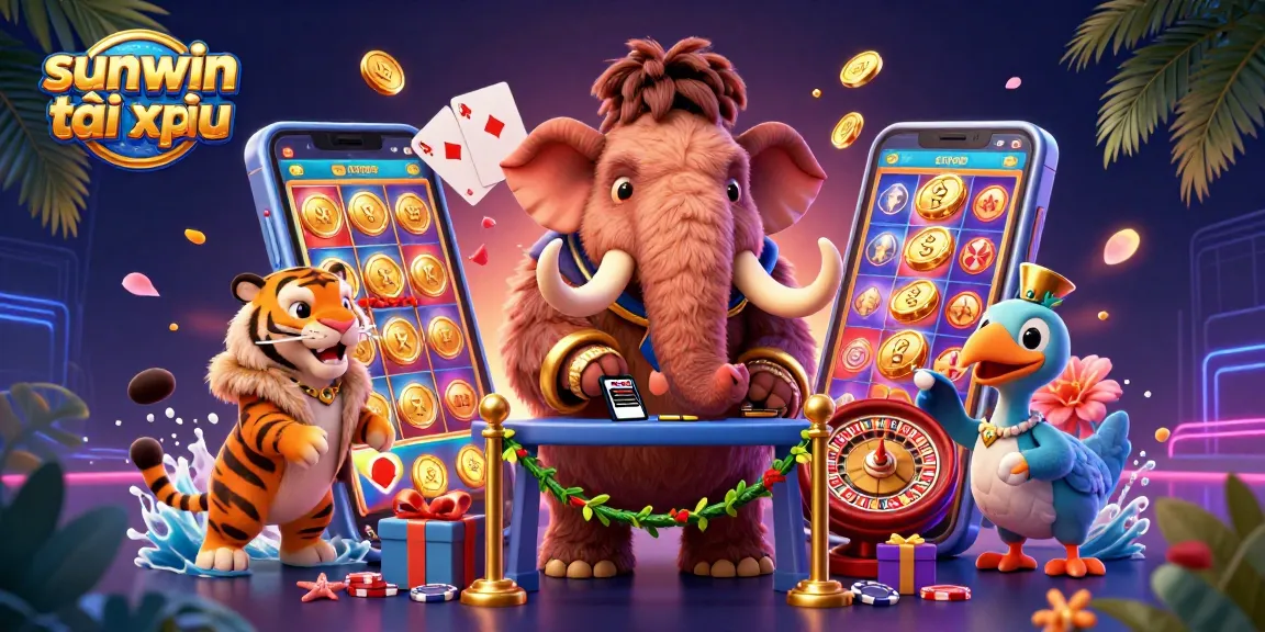 Experience thrilling sunwin tài xỉu action with vibrant casino characters and rich gameplay elements.
